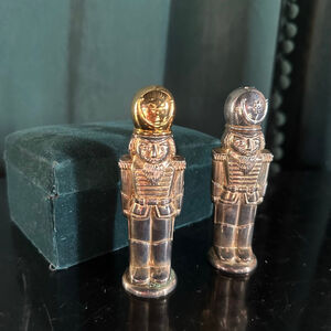 Godinger Silver Art Co. Ltd Silver & Gold Nutcracker Salt & Pepper Shakers